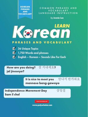 cover image of Learn Korean Phrases and Vocabulary